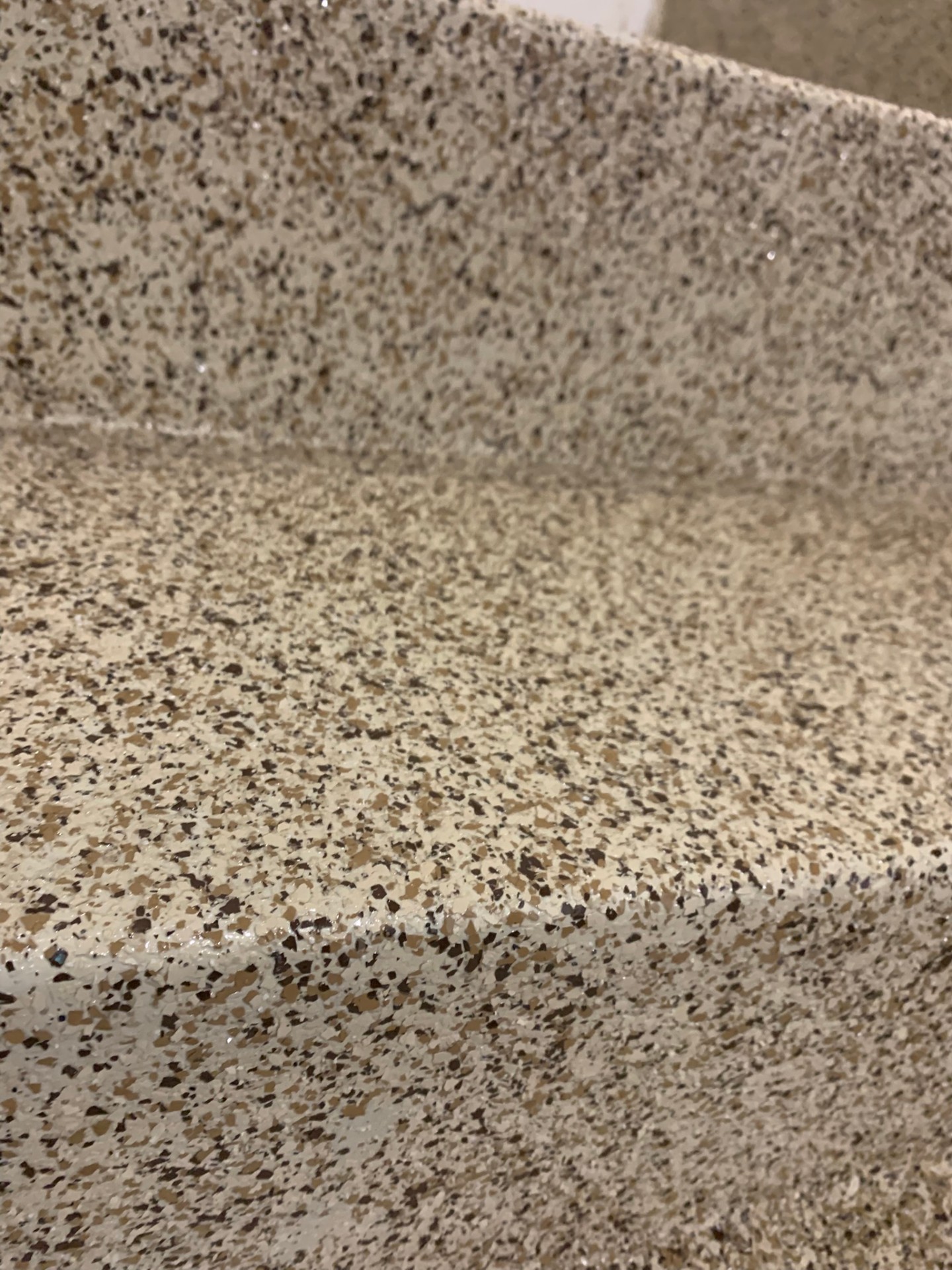 Stair Nosing · Grip Finish Flake Almond on Merino